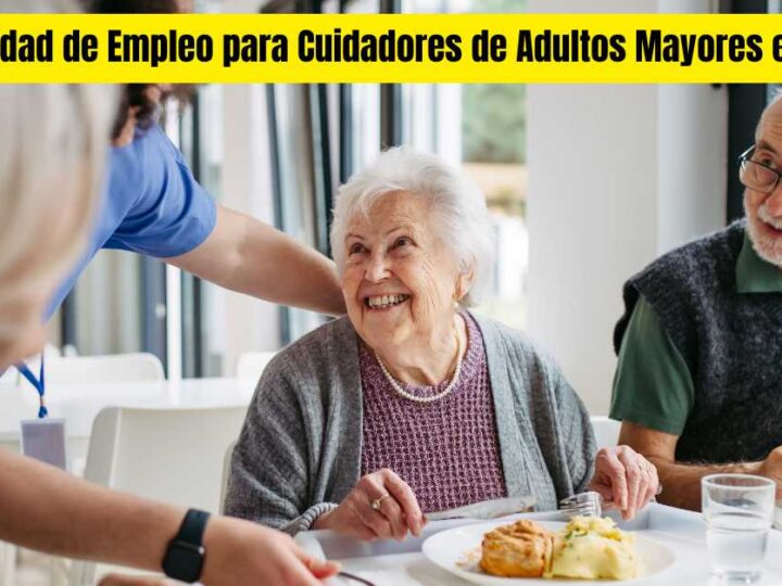 Oportunidad de Empleos para Cuidadores de Adultos Mayores en Miami
