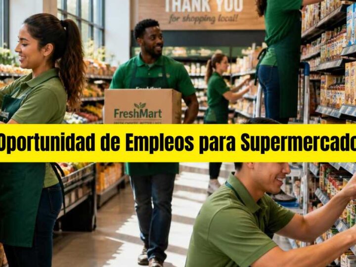 Oportunidad de Empleos para Supermercado